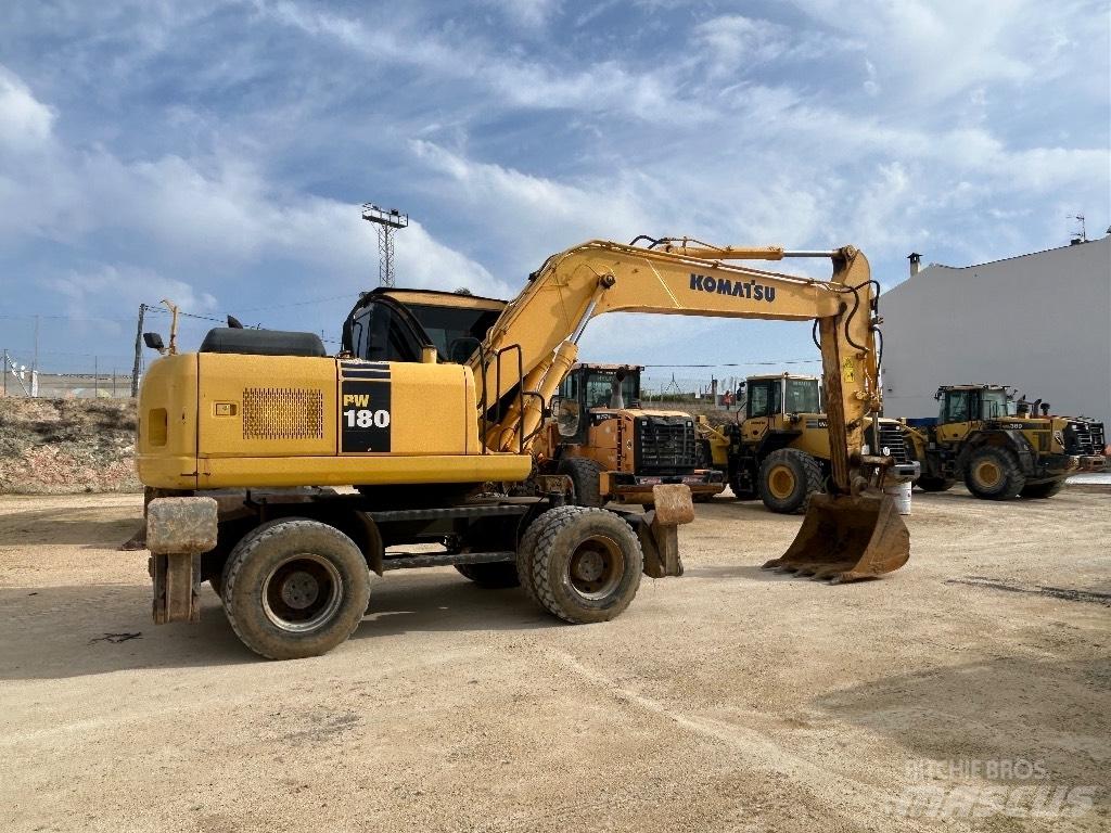 Komatsu PW 180 旋轉式挖土機/掘鑿機/挖掘機