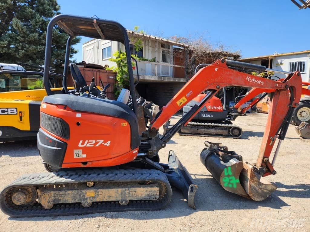 Kubota U 27-4 小型挖土機/掘鑿機<7t(小型挖掘機)