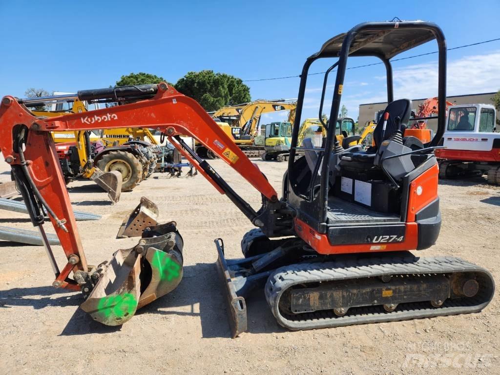 Kubota U 27-4 小型挖土機/掘鑿機<7t(小型挖掘機)