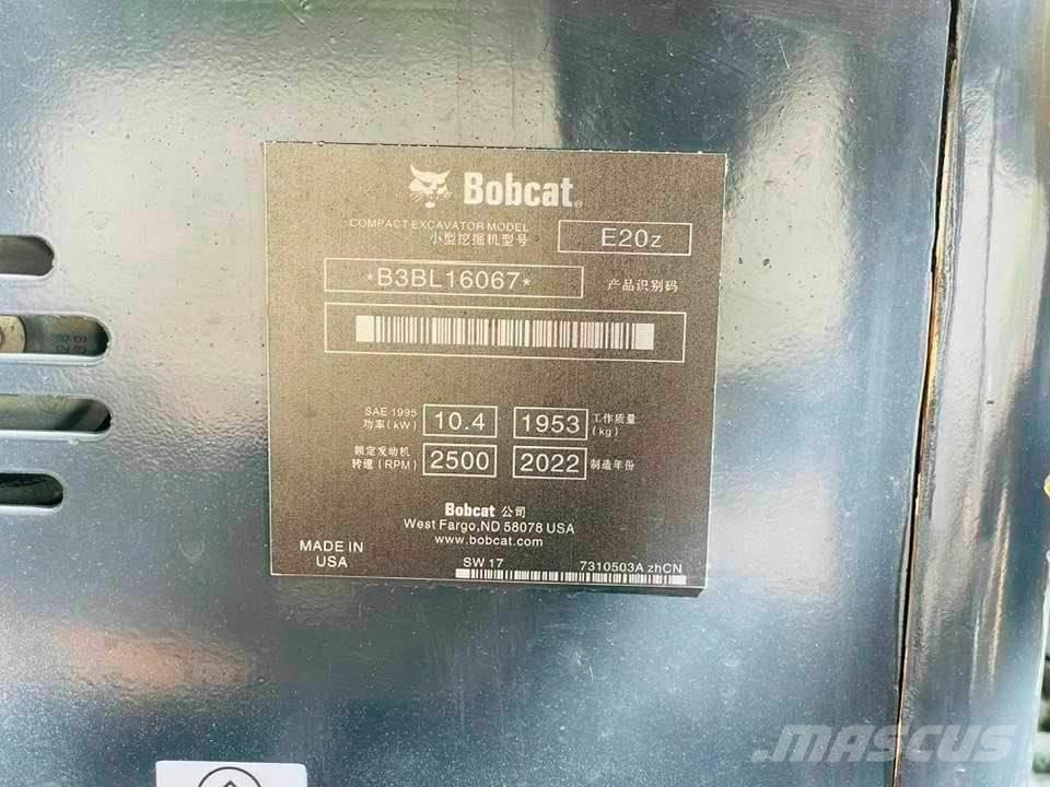 Bobcat E20z 小型挖土機/掘鑿機<7t(小型挖掘機)