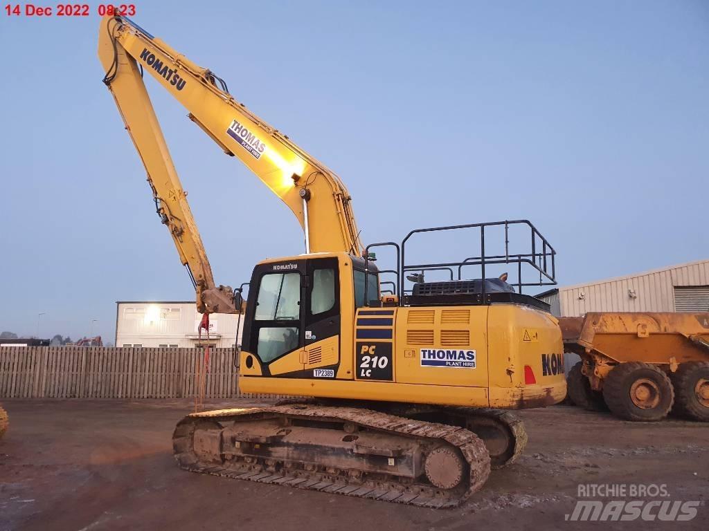 Komatsu PC210LC 長臂前伸型挖土機/掘鑿機/挖掘機