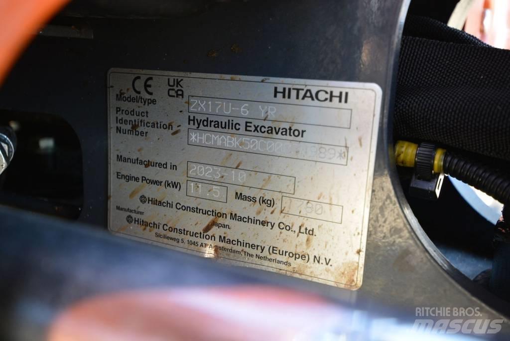 Hitachi ZX 17 U-6 小型挖土機/掘鑿機<7t(小型挖掘機)