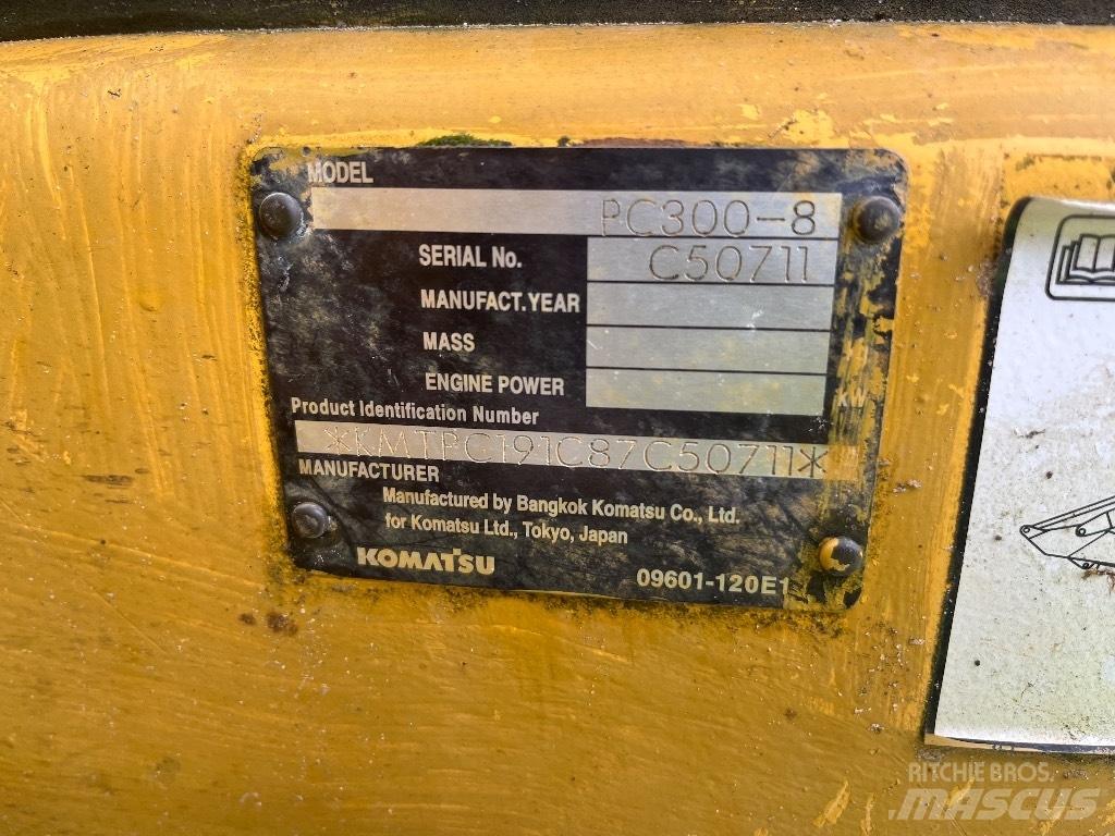 Komatsu PC 300-8 履帶式 挖土機/掘鑿機/挖掘機