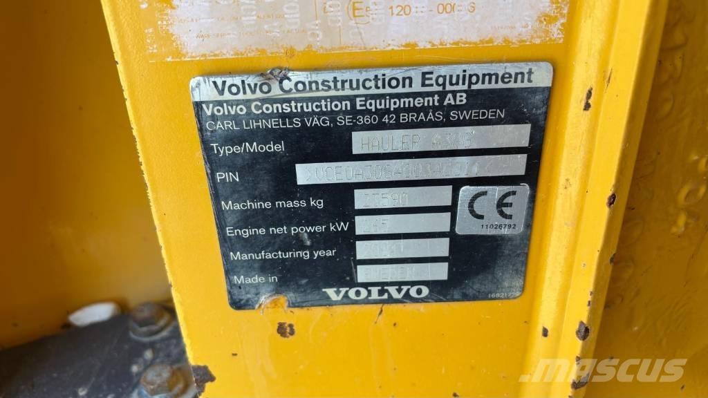 Volvo A 30 G 鉸接式起吊車