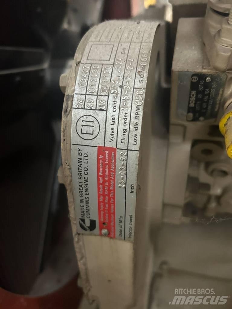 Cummins 6CTA8.3 柴油發電機