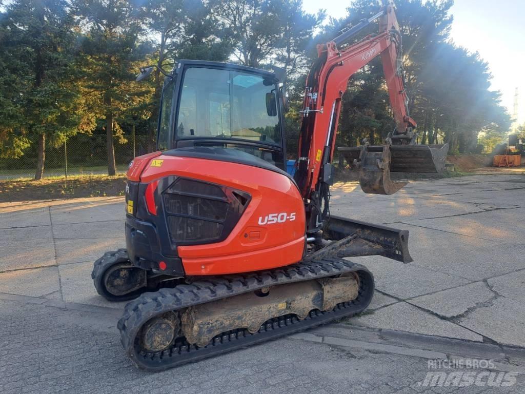 Kubota U 50 小型挖土機/掘鑿機<7t(小型挖掘機)