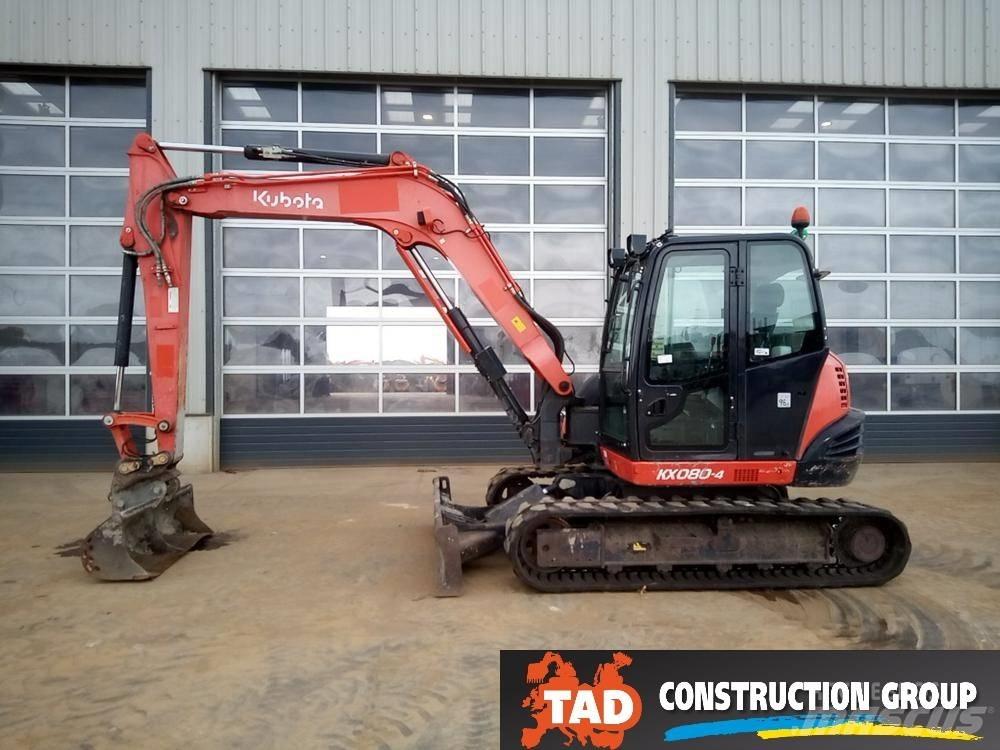 Kubota KX 080-4 中型挖土機/掘鑿機/挖掘機 7t-12t