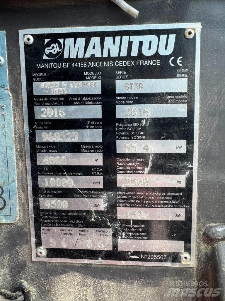 Manitou MT 625 H 伸縮臂操作車