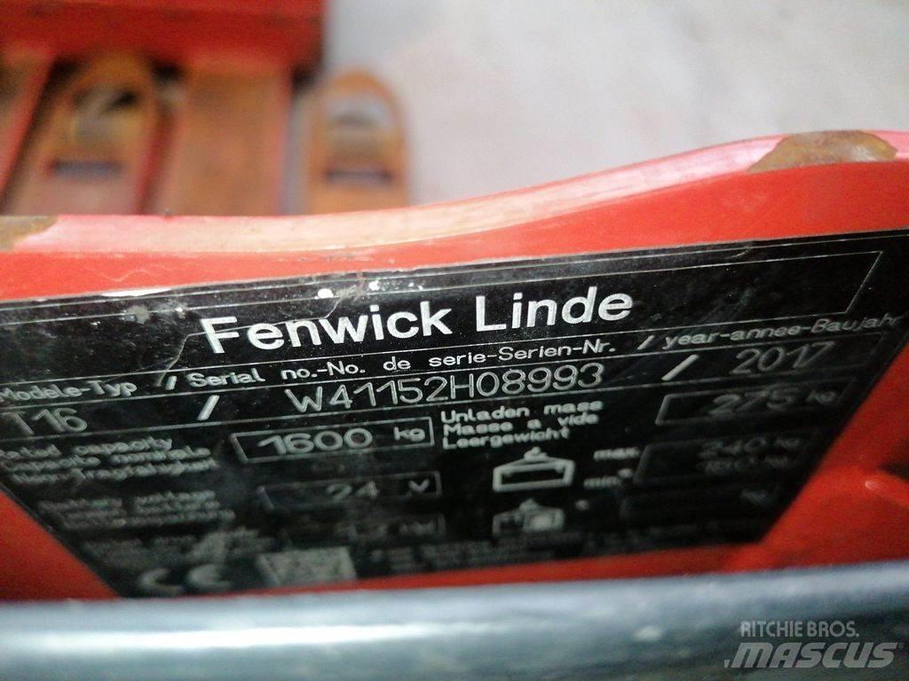 Linde T16 低架升降機