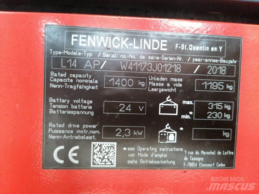 Linde L14 AP 行走控制式堆積機