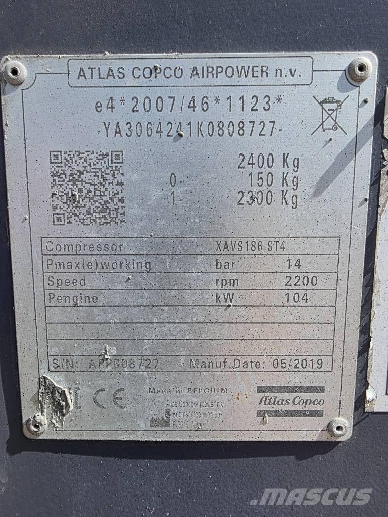 Atlas Copca XAVS186 空氣增壓機