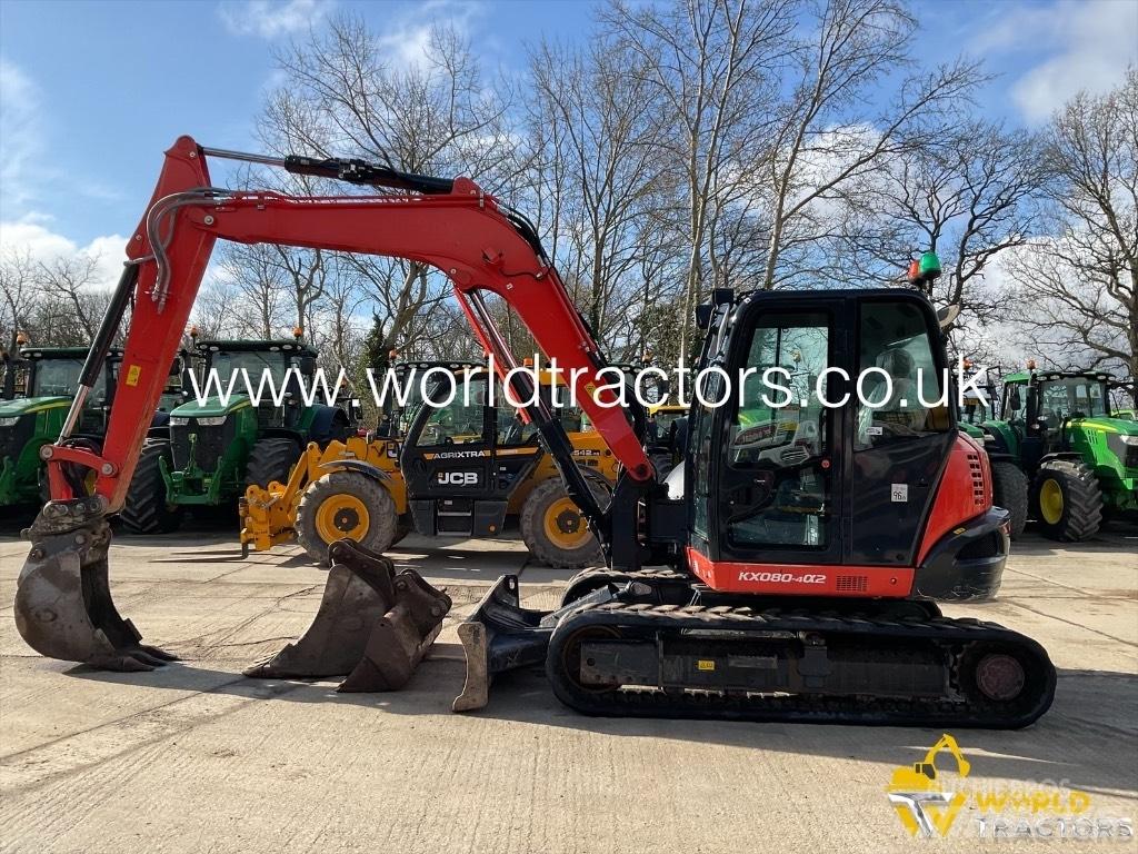 Kubota KX 080-4 中型挖土機/掘鑿機/挖掘機 7t-12t