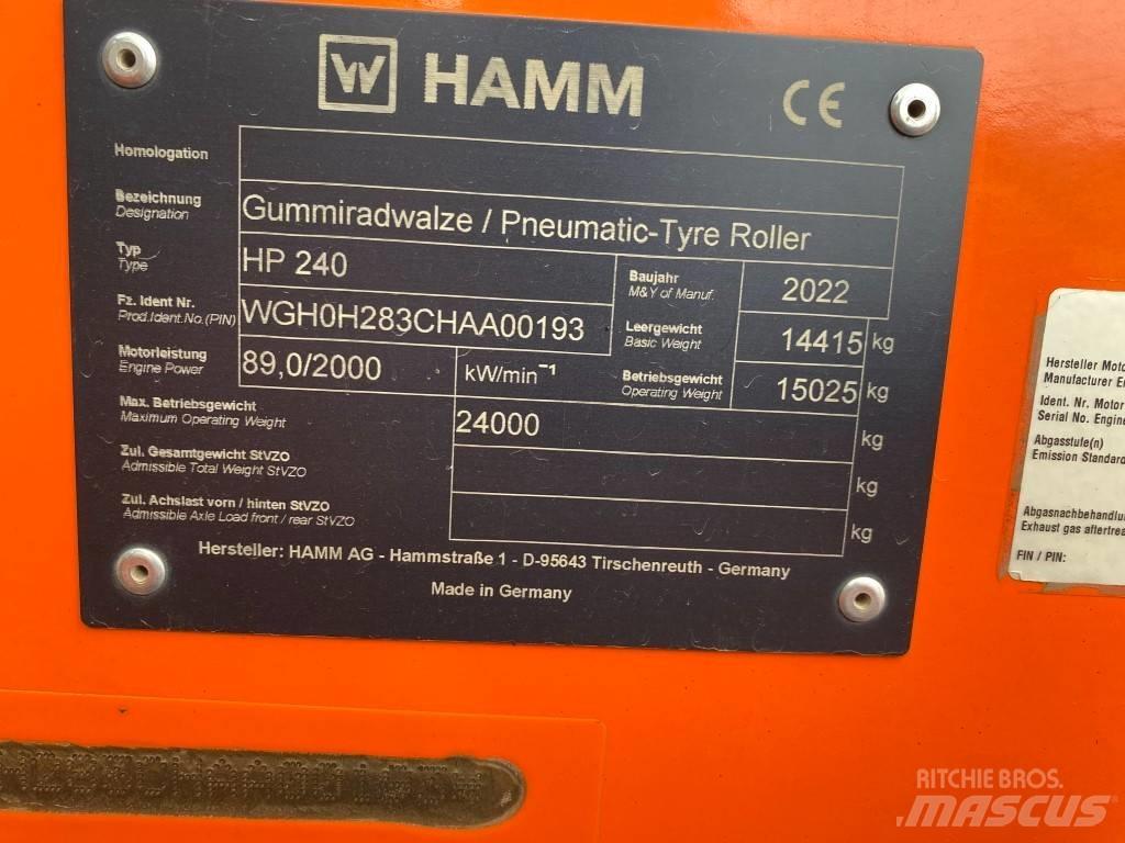 Hamm HP240 雙輪滾壓機