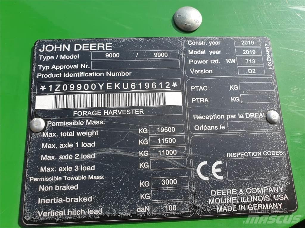 John Deere 9900 牧草收穫機