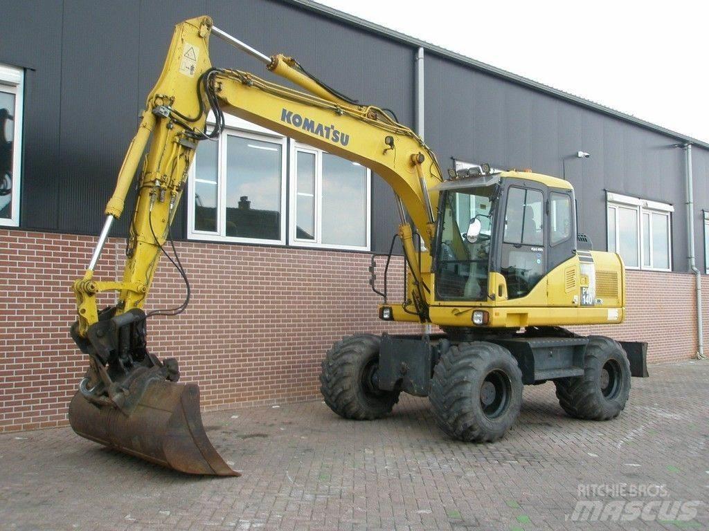 Komatsu PW140-7 旋轉式挖土機/掘鑿機/挖掘機