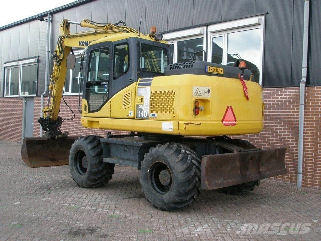 Komatsu PW140-7 旋轉式挖土機/掘鑿機/挖掘機