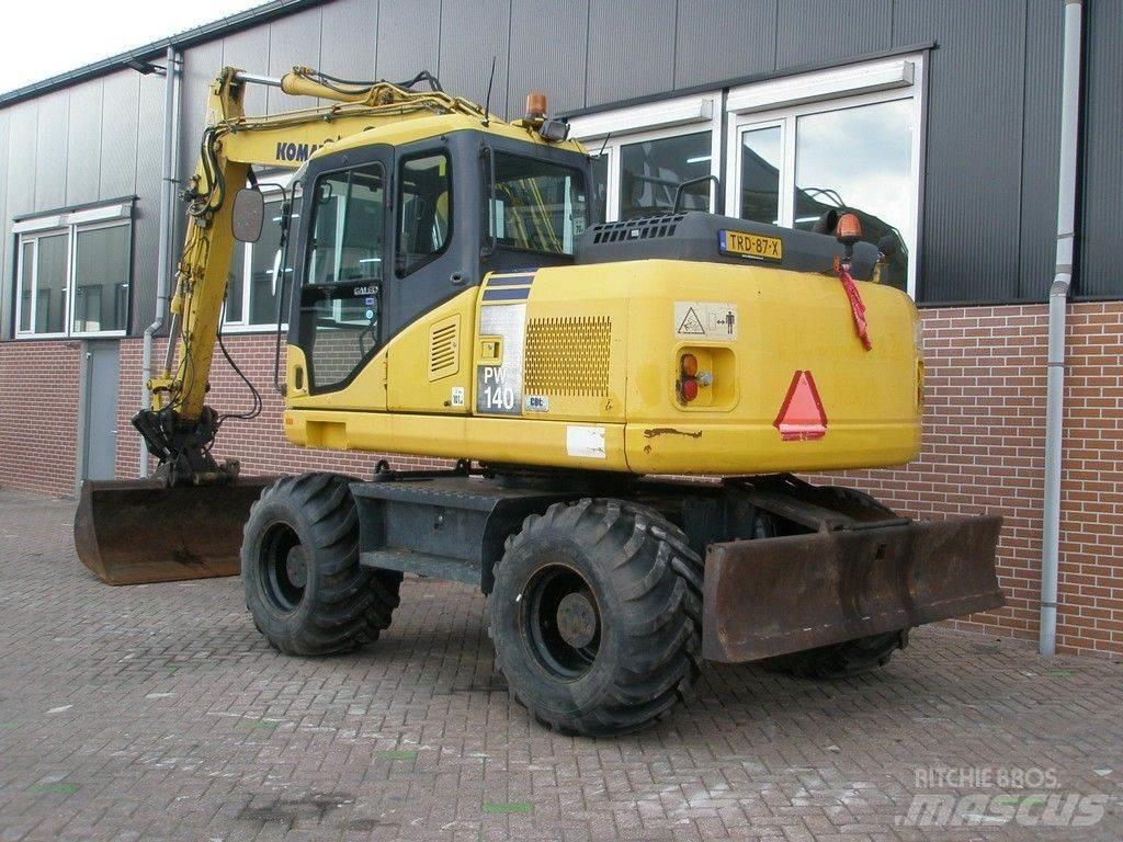 Komatsu PW140-7 旋轉式挖土機/掘鑿機/挖掘機