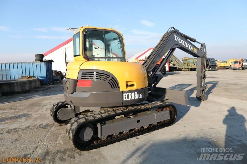 Volvo ECR 88 PLUS 中型挖土機/掘鑿機/挖掘機 7t-12t