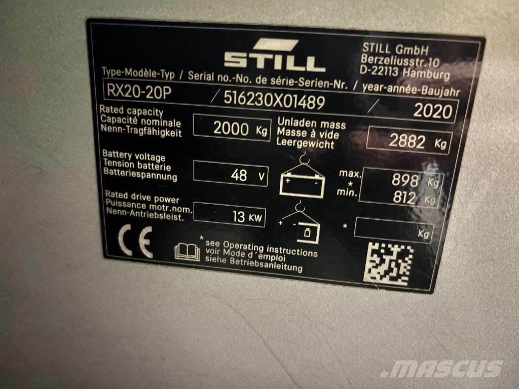 Still RX 20-20 P 電動堆高機