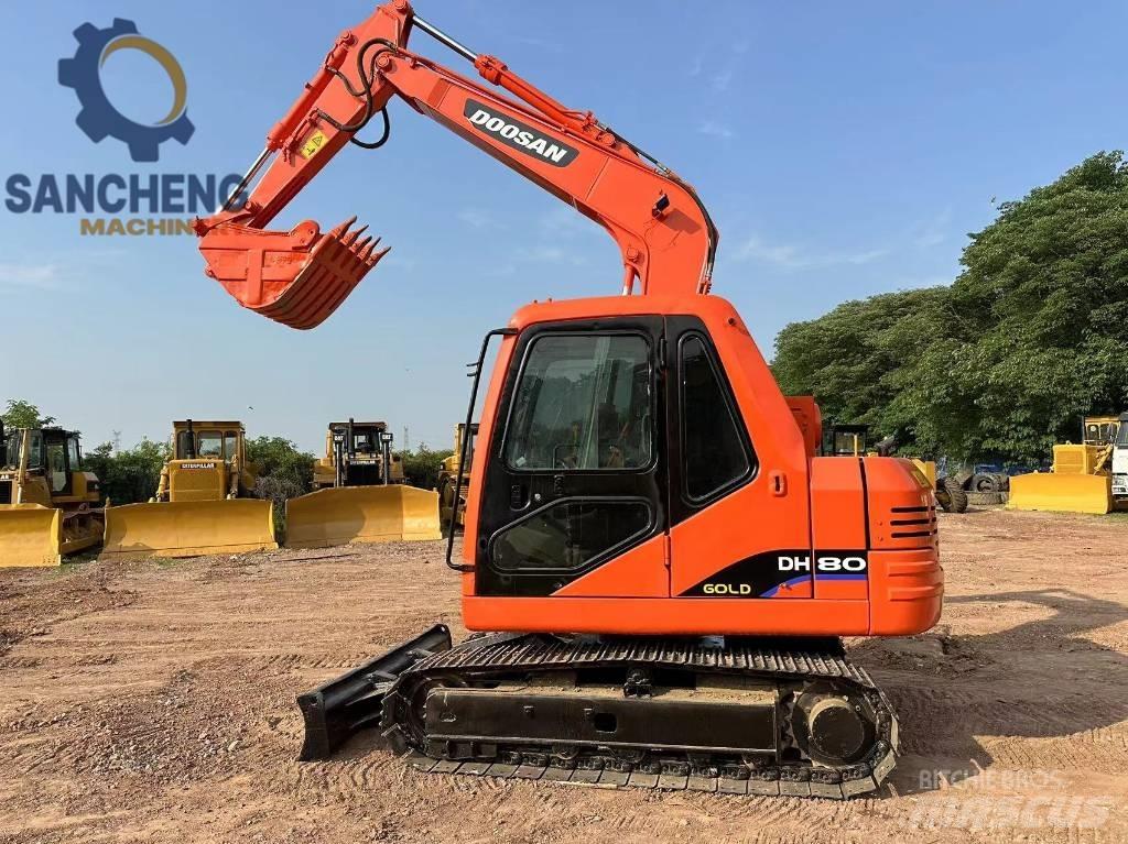 Doosan DH 80 中型挖土機/掘鑿機/挖掘機 7t-12t