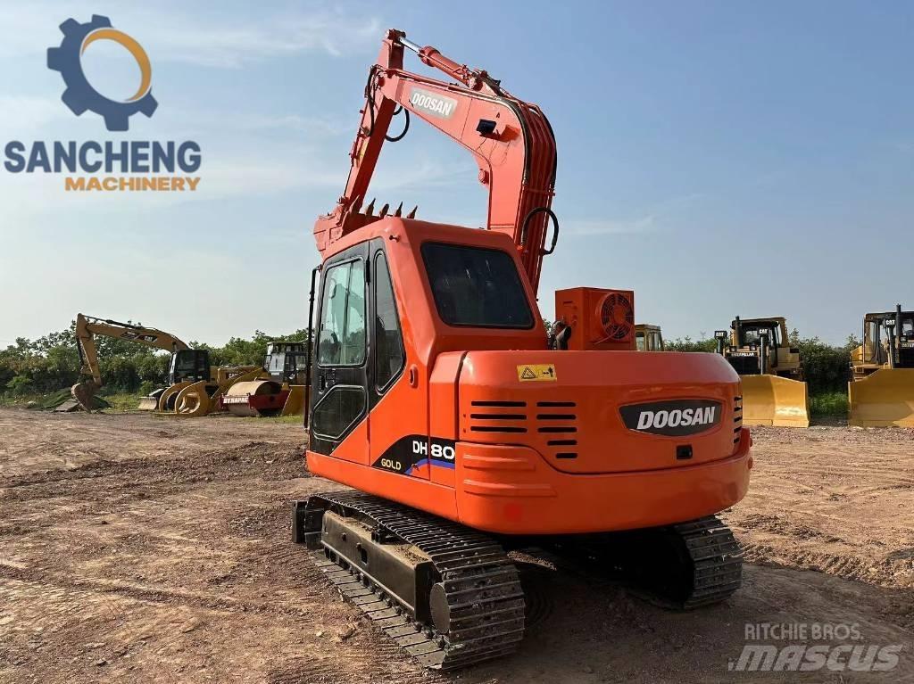 Doosan DH 80 中型挖土機/掘鑿機/挖掘機 7t-12t