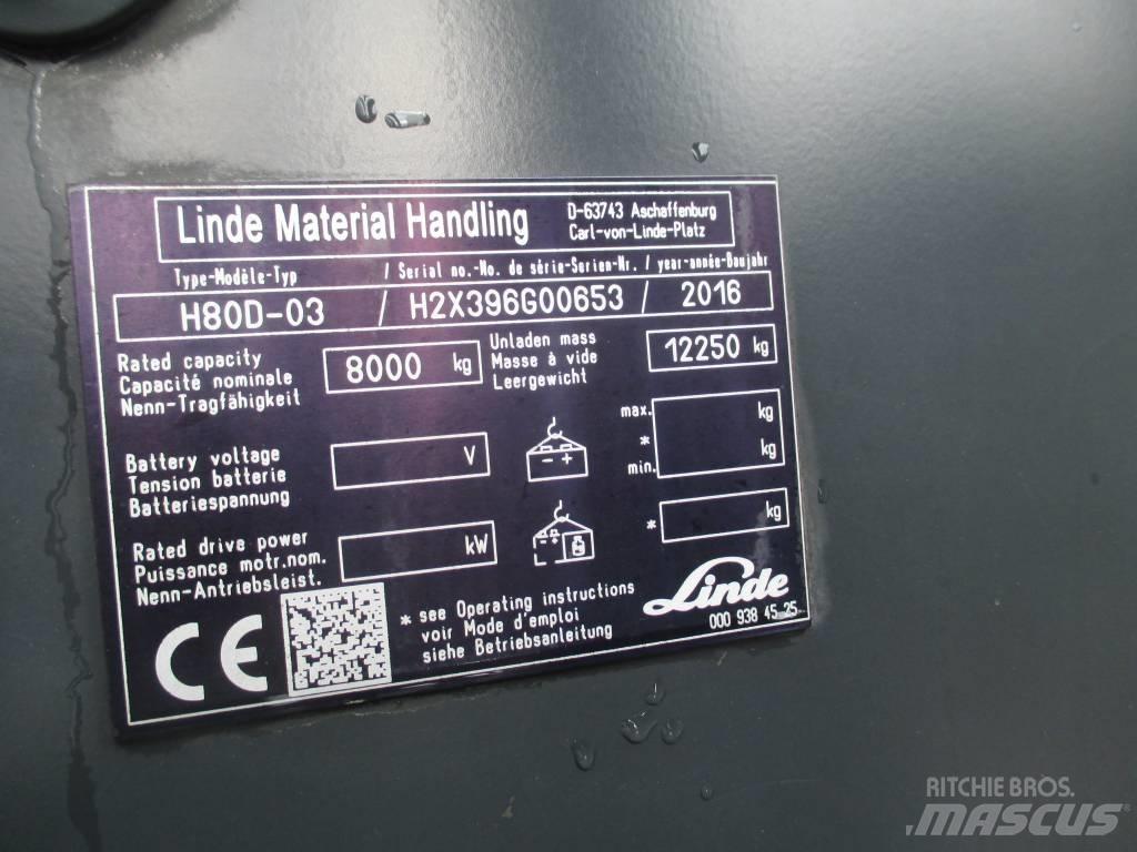 Linde H80D 柴油卡車