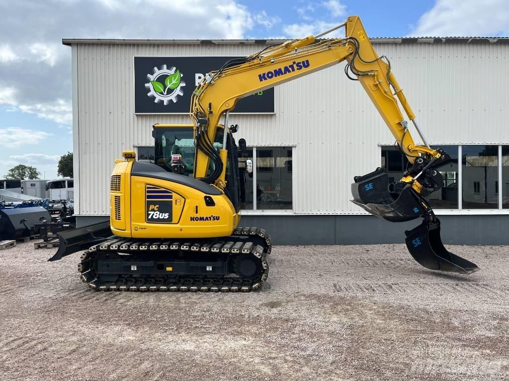 Komatsu PC78US-11E0 中型挖土機/掘鑿機/挖掘機 7t-12t