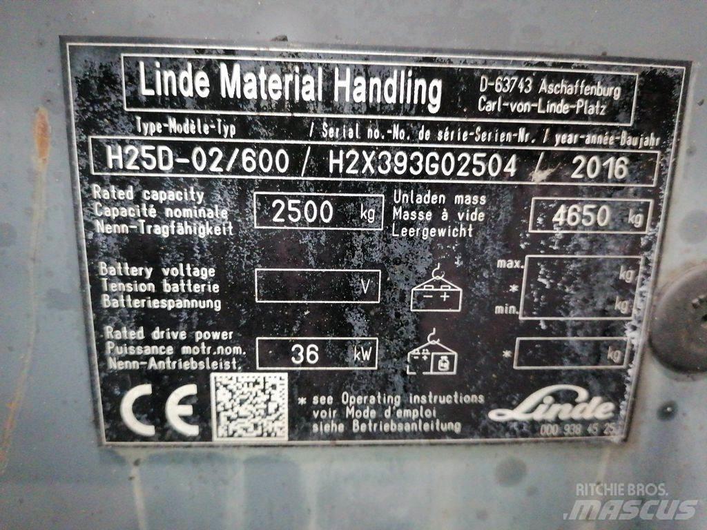 Linde H25D-02/600 液化石油氣LPG卡車