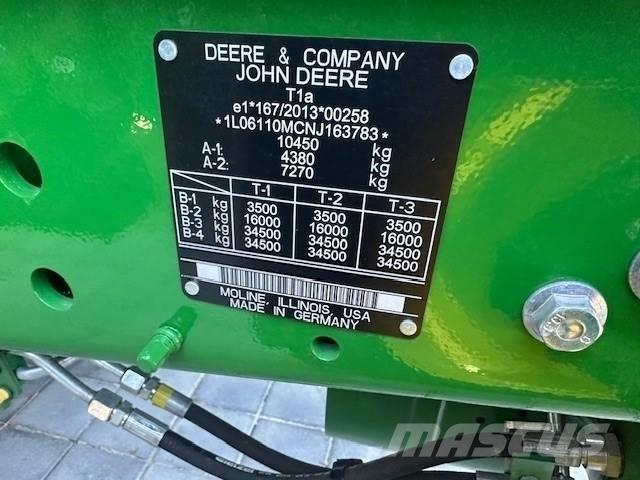 John Deere 6110 M 曳引機