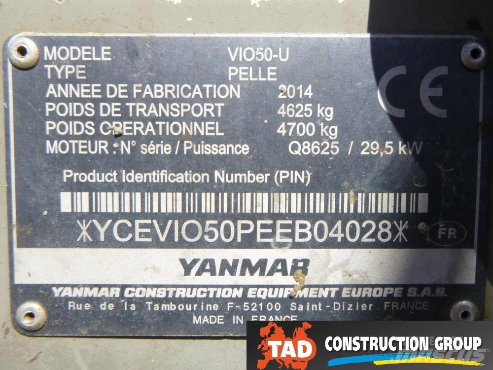 Yanmar Vio 50 U 小型挖土機/掘鑿機<7t(小型挖掘機)
