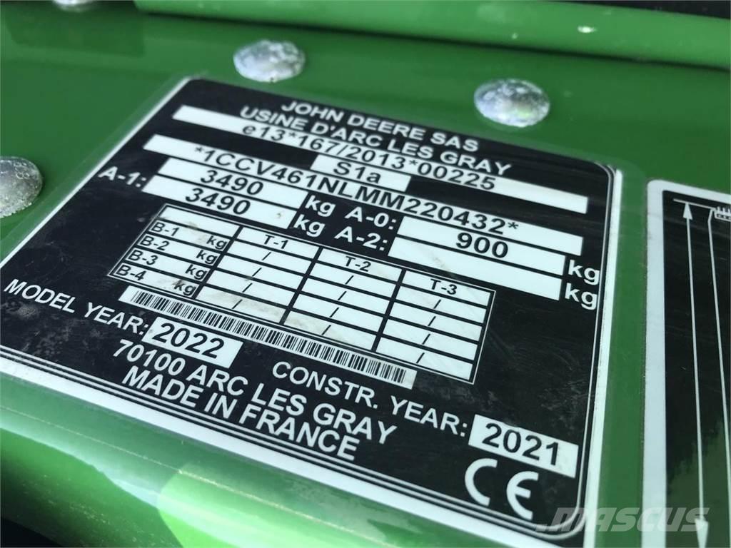 John Deere V461M 圓型牧草打包機