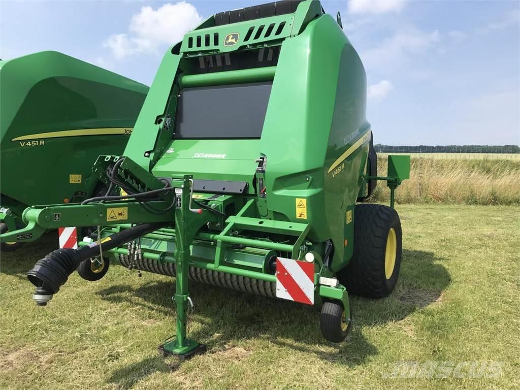 John Deere V461M 圓型牧草打包機