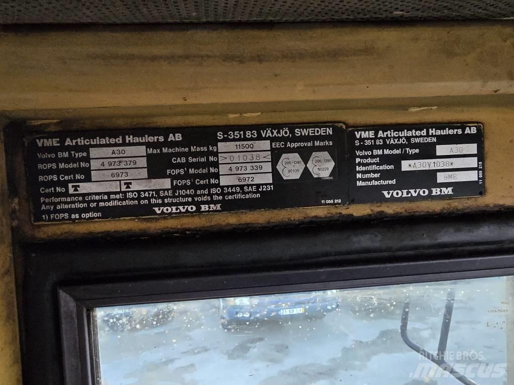 Volvo BM A30 鉸接式起吊車