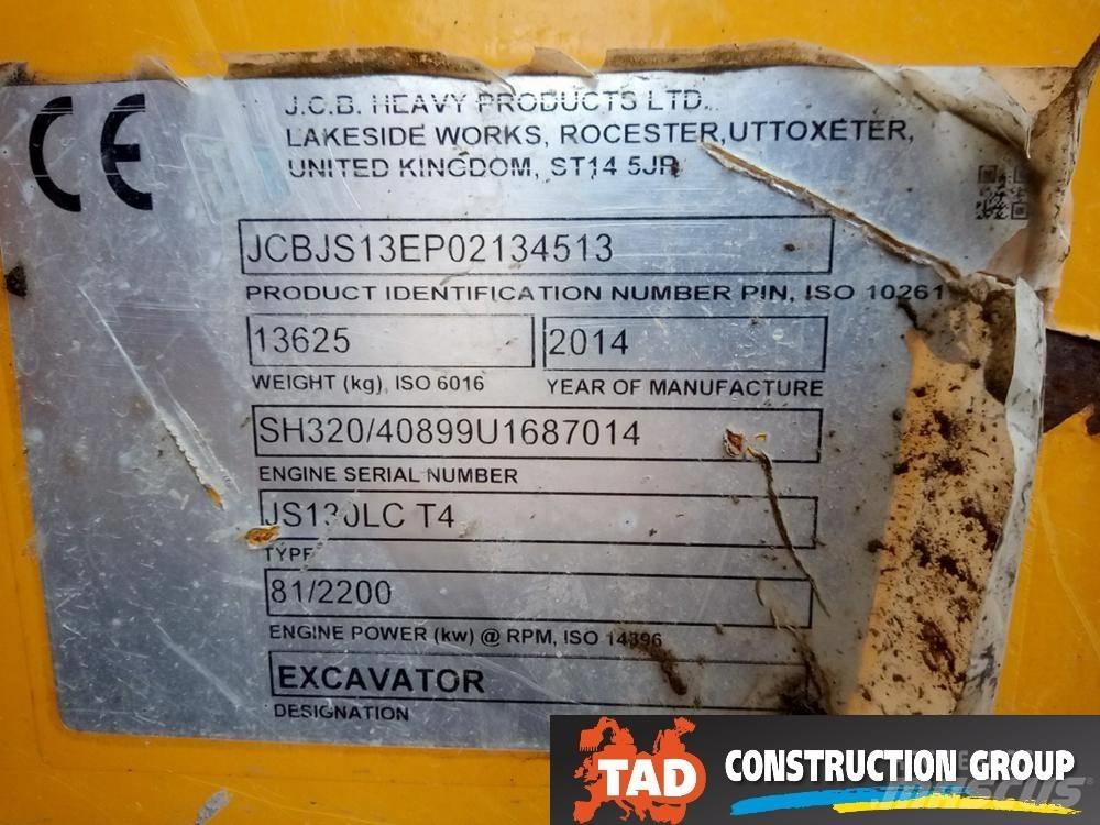 JCB JS 130 LC 履帶式 挖土機/掘鑿機/挖掘機