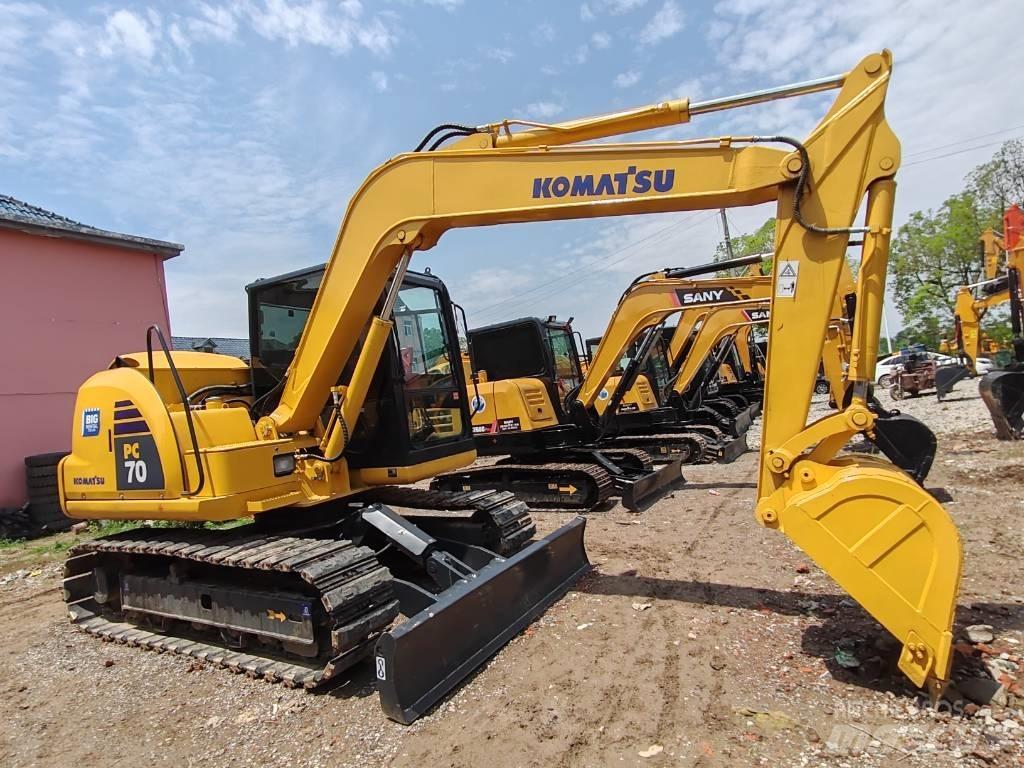 Komatsu PC 70 小型挖土機/掘鑿機<7t(小型挖掘機)