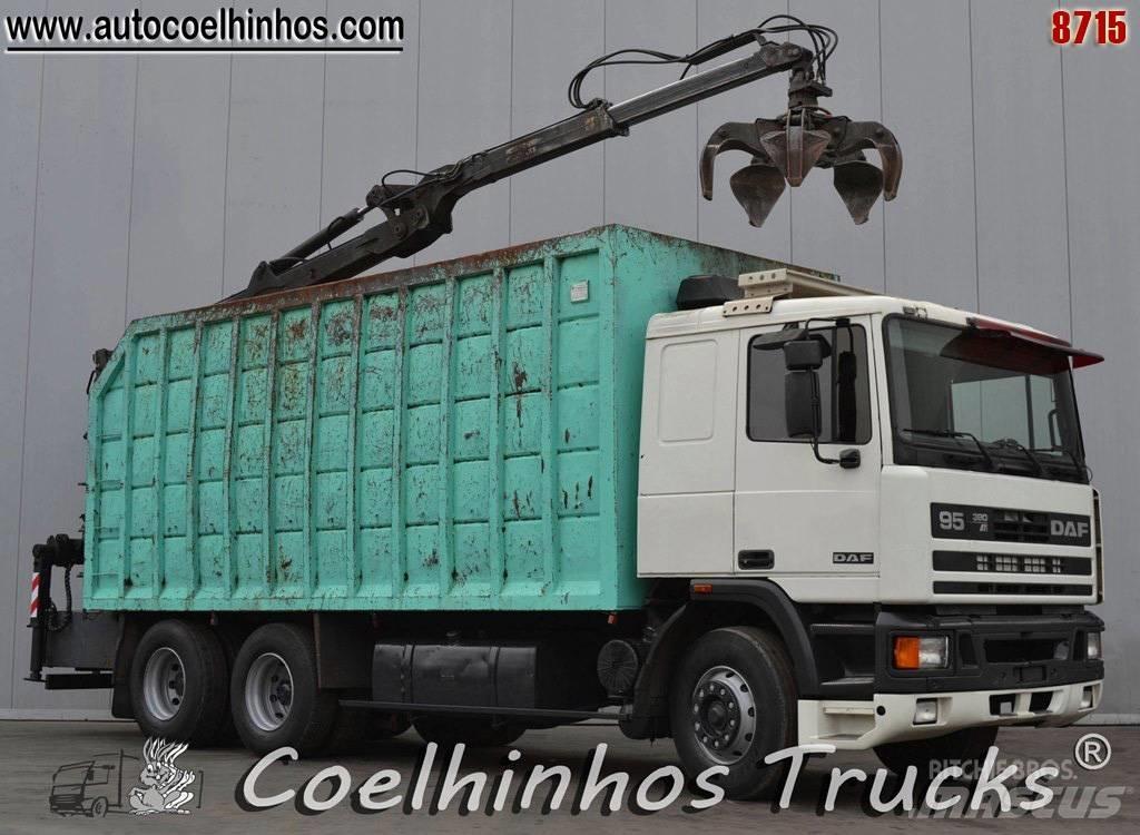 DAF 95Ati 380 平板式/側卸式卡車