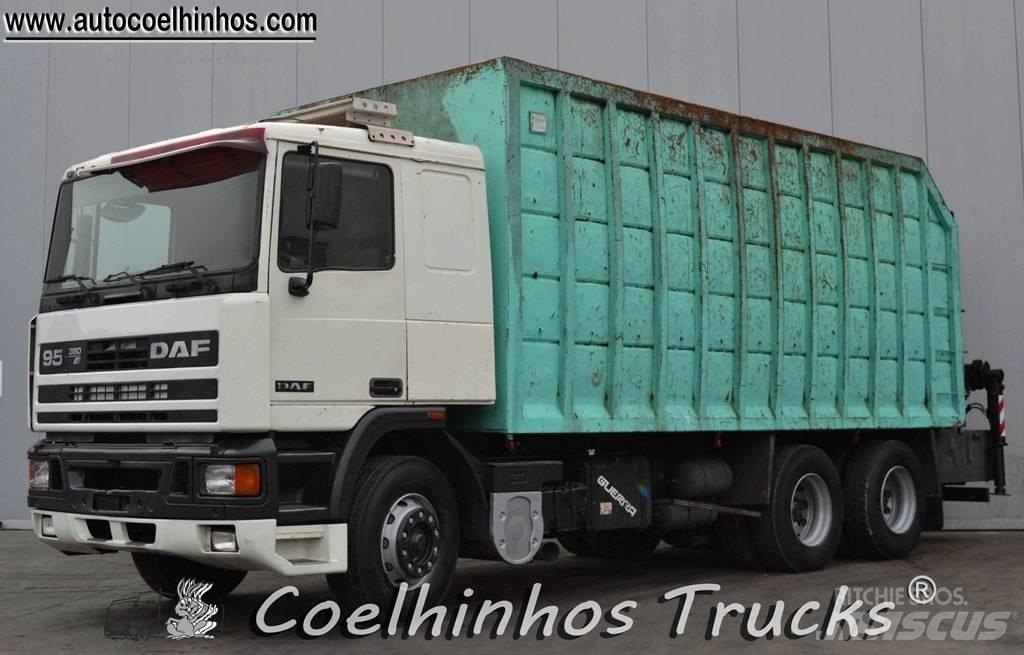 DAF 95Ati 380 平板式/側卸式卡車