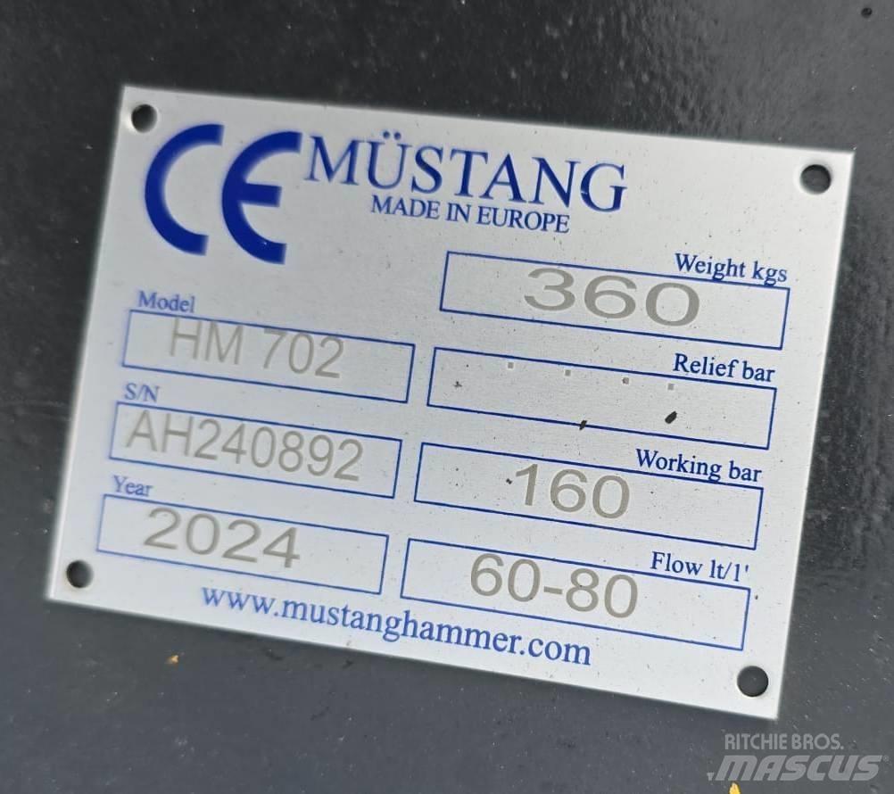 Mustang HM702 鐵鎚/碎石機