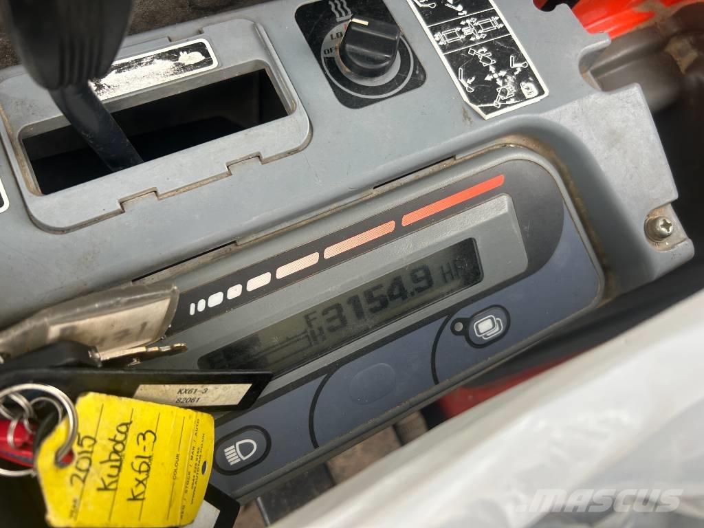 Kubota KX61-3 小型挖土機/掘鑿機<7t(小型挖掘機)