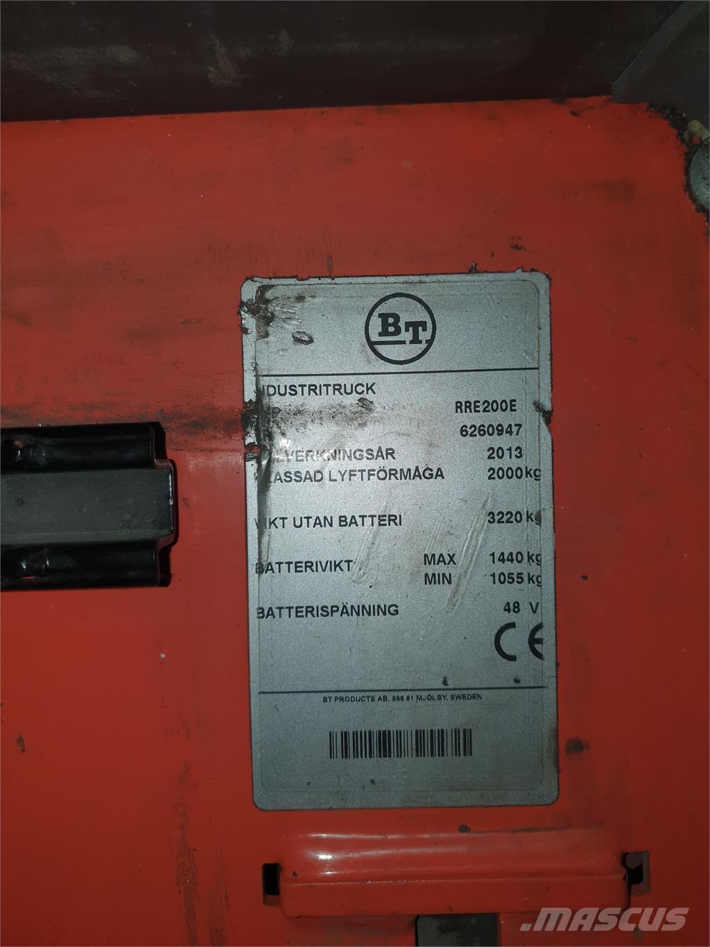 BT RRE200E 前伸式堆高機(叉車)