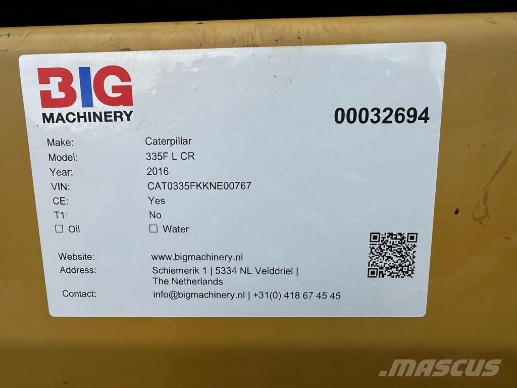 CAT 335F L CR 履帶式 挖土機/掘鑿機/挖掘機