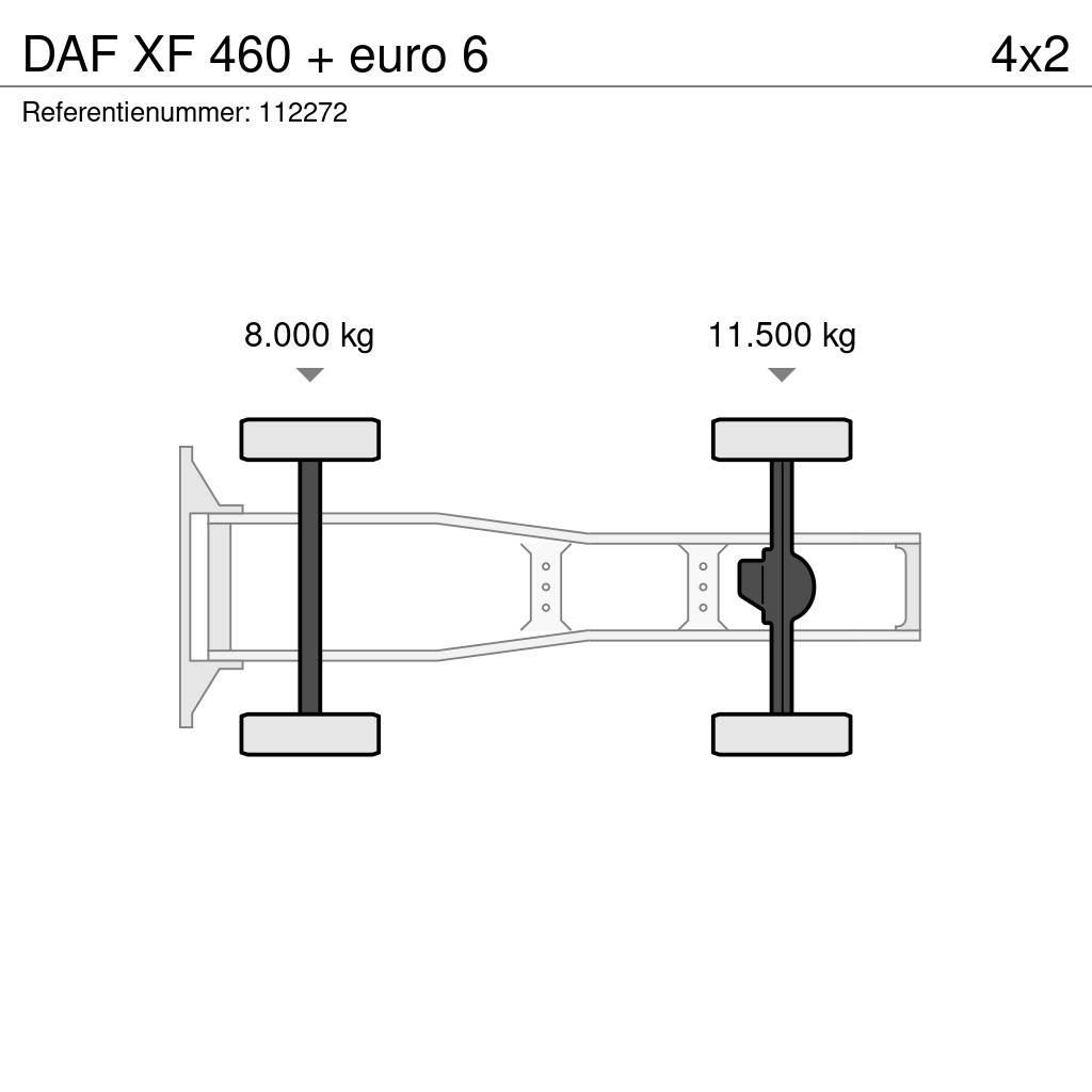 DAF XF 460 + euro 6 曳引機組件