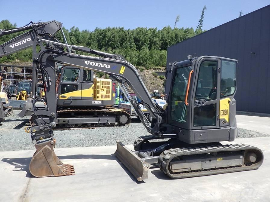 Volvo ECR 50 F 小型挖土機/掘鑿機<7t(小型挖掘機)
