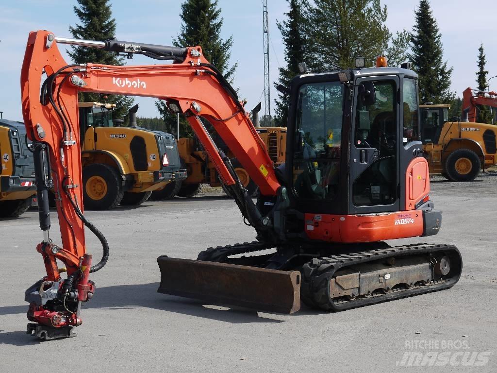 Kubota U 57-4 小型挖土機/掘鑿機<7t(小型挖掘機)
