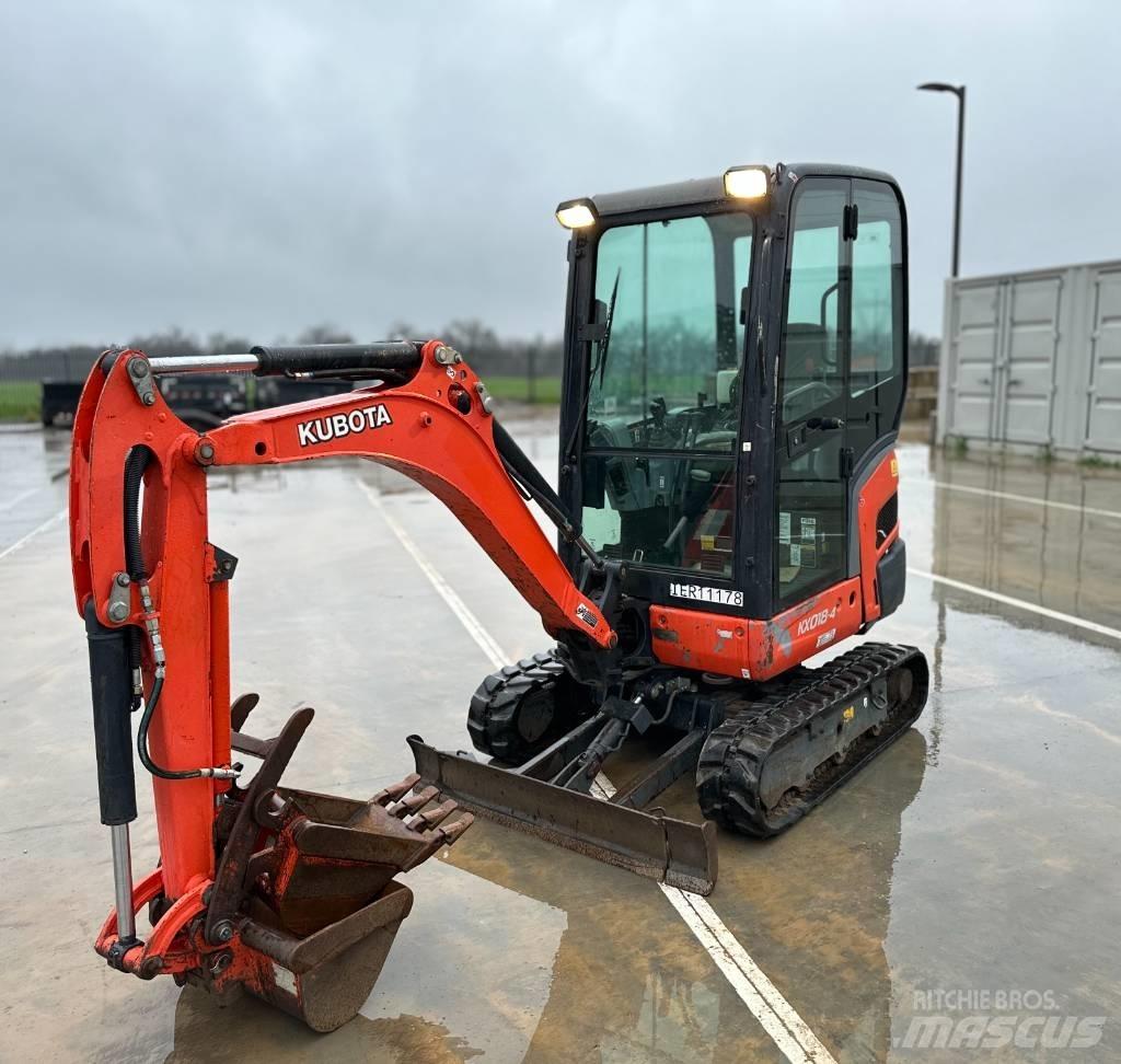 Kubota KX 018-4 小型挖土機/掘鑿機<7t(小型挖掘機)