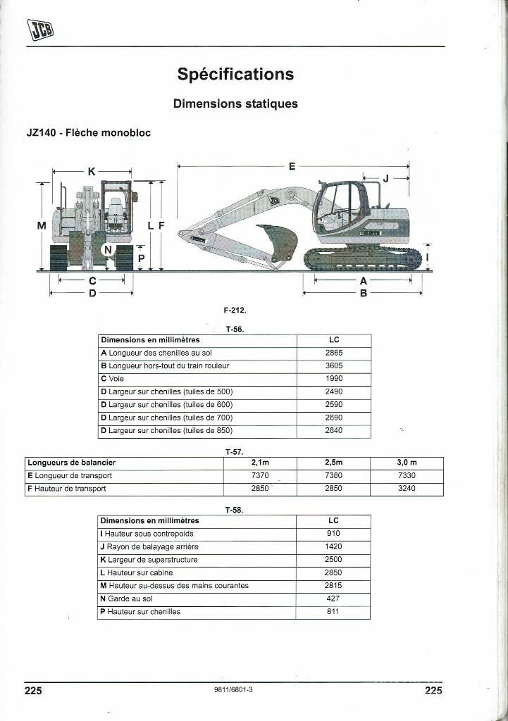 JCB JZ 140 D 履帶式 挖土機/掘鑿機/挖掘機