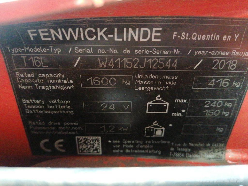 Linde T16L 低架升降機
