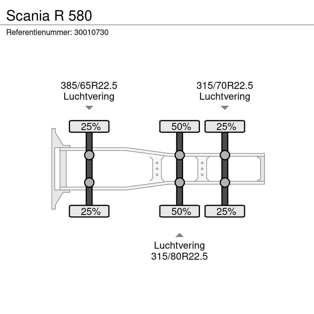 Scania R 580 曳引機組件