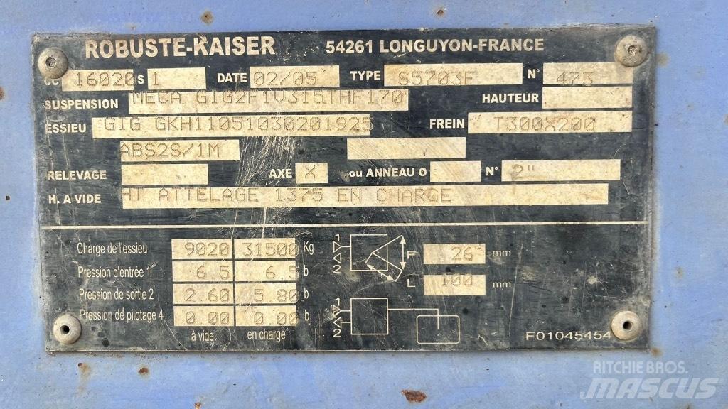 Kaiser TPSL 車輛運輸半拖車