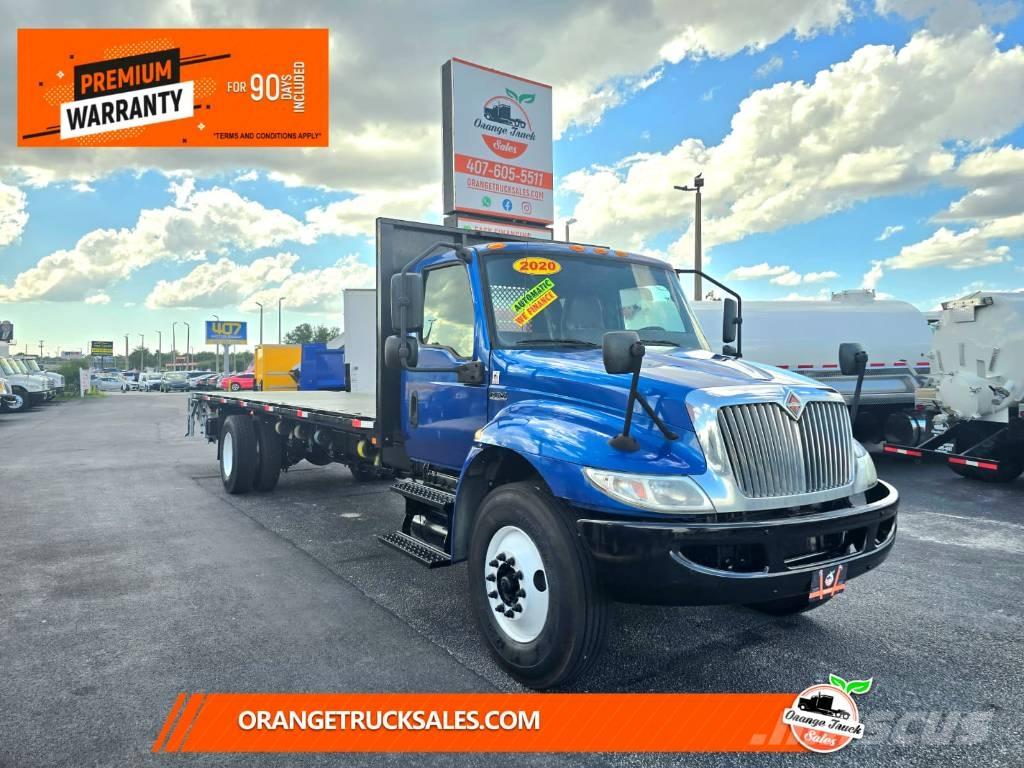 International MV607 平板式/側卸式卡車